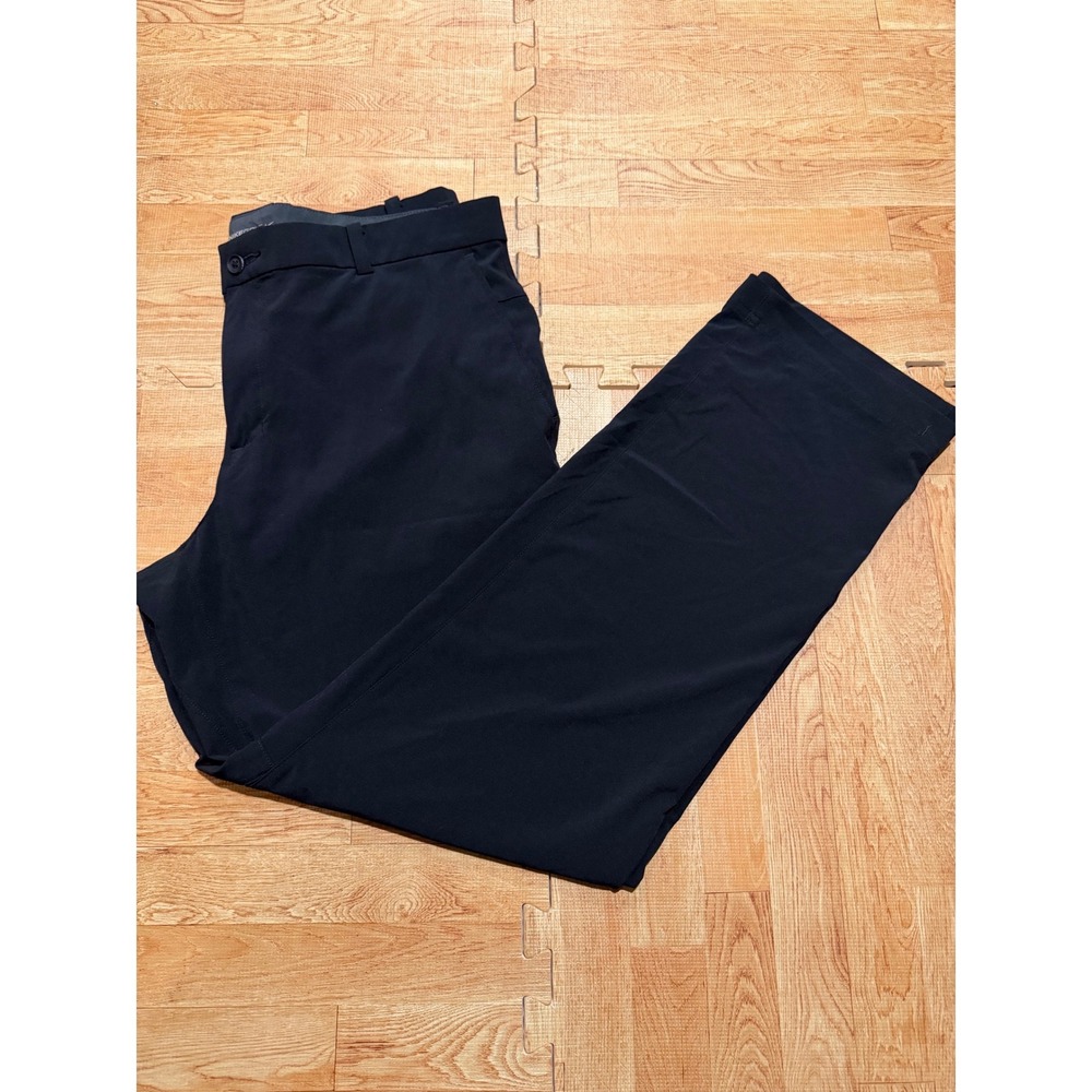 Nike Golf Tour Performance Dri-FIT Pants Black 35x32 Straight Leg Trousers